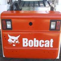 Bobcat Skid Steer after painting by AMG