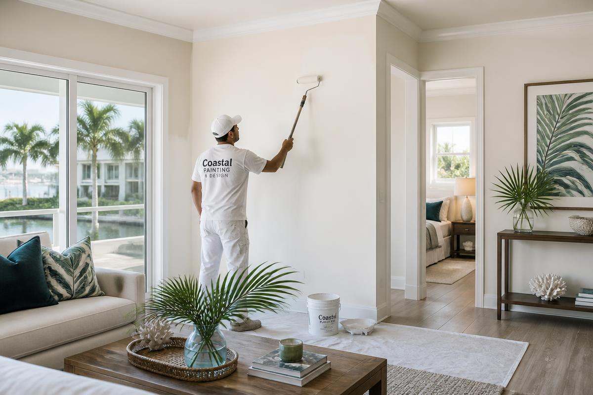 Interior Painting project in Southwest Florida